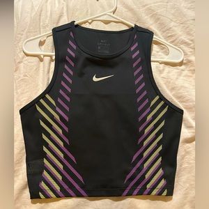 Nike dri-fit racer back black tank